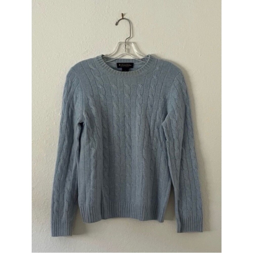 Blue Brooks Brothers Italian Cashmere Sweater